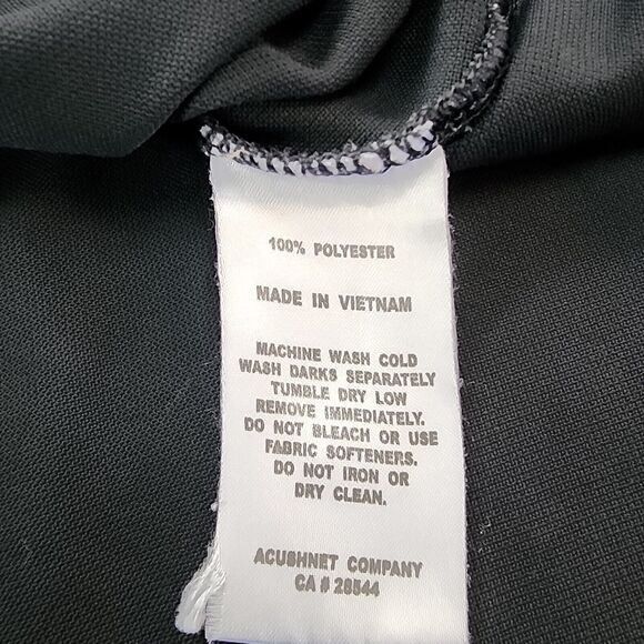 Footjoy Shirt Mens XL Black Polo Short Sleeve Performance Golf Elmira CC Logo - Picture 14 of 15